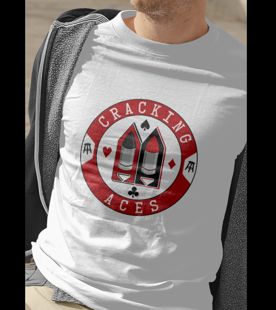 Cracking Aces Poker Logo Iconic T-Shirt