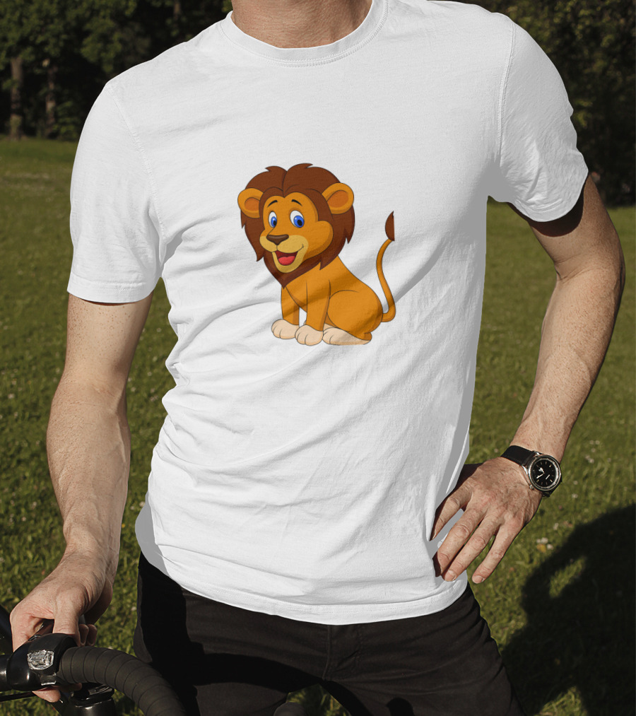 Seven Lions Cartoon Lion T-Shirt