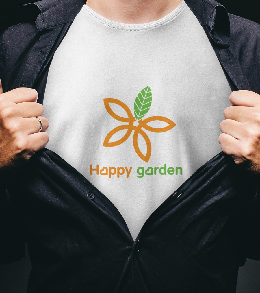 Happy Garden Leaf Flower T-Shirt