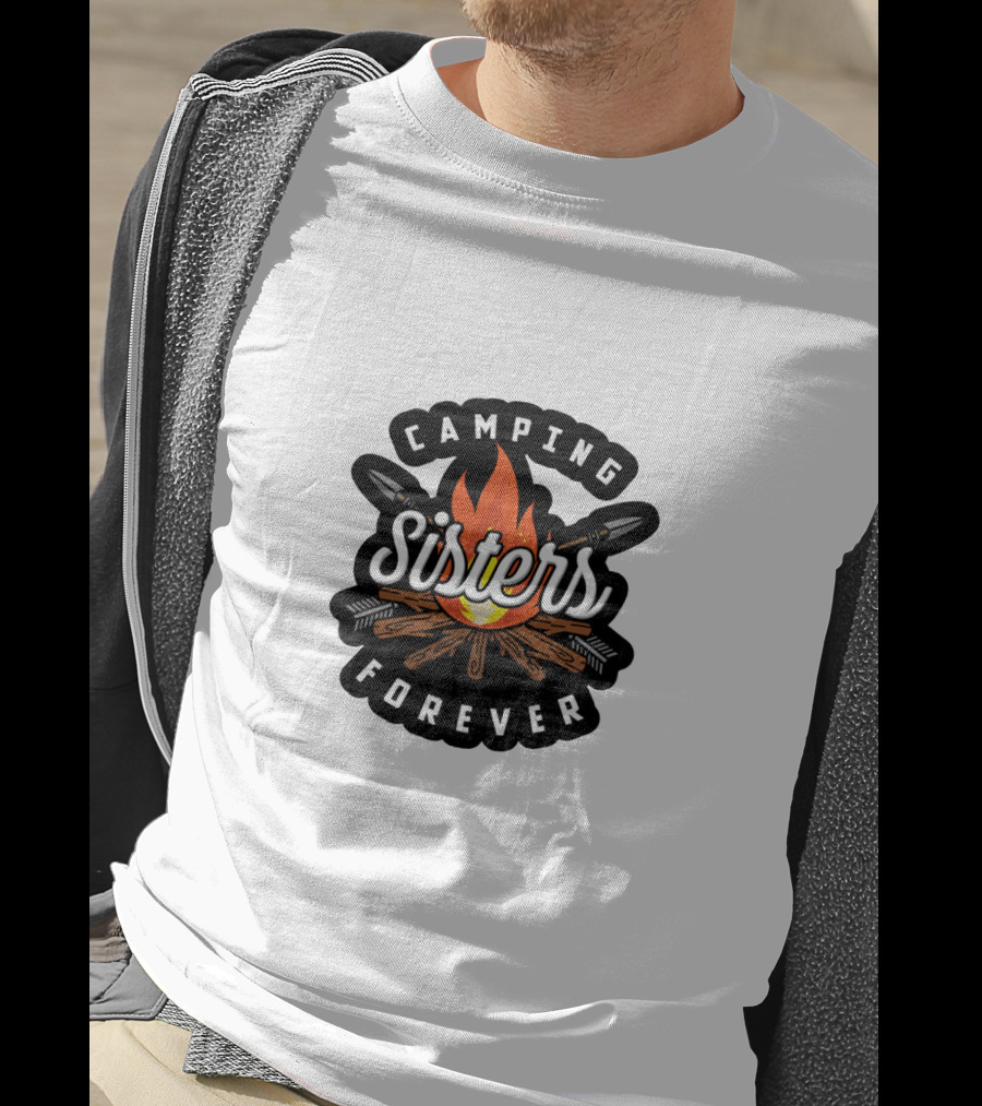 Camping Sisters Forever T-Shirt