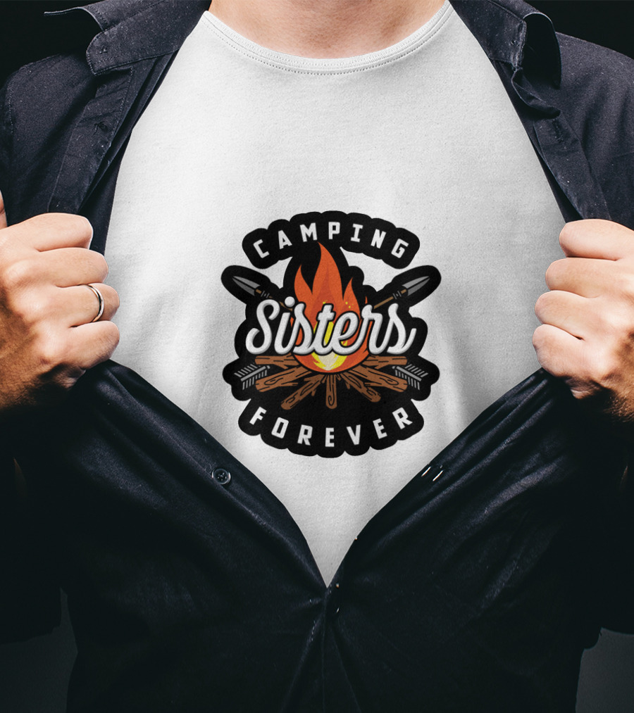 Camping Sisters Forever T-Shirt
