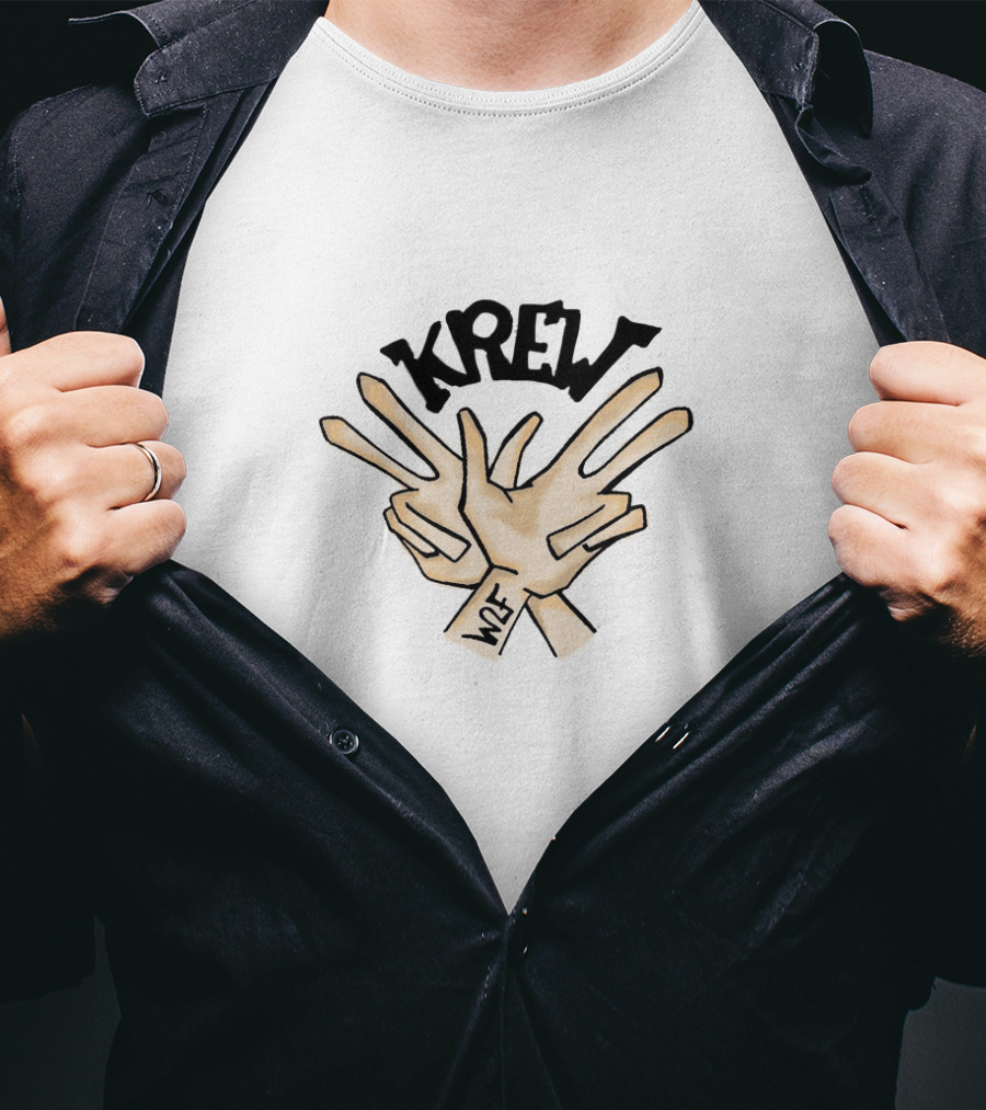 Krew Hand Gesture WDF Battlegrounds T-Shirt