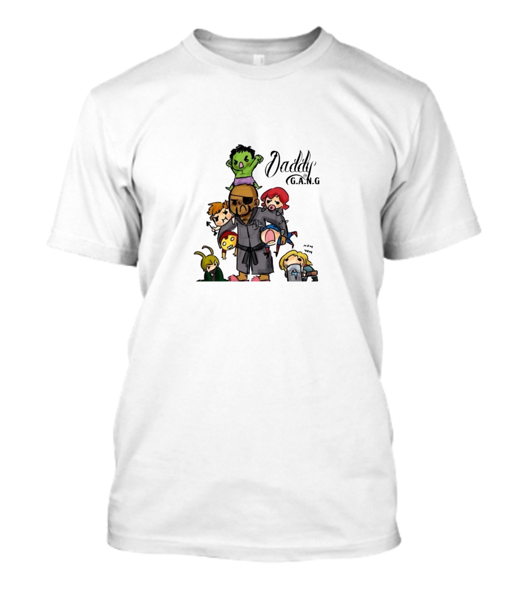 Daddy Gang G.A.N.G Cartoon Characters Collection T-Shirt