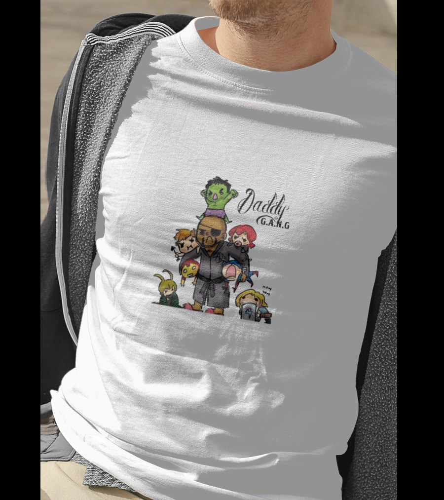 Daddy Gang G.A.N.G Cartoon Characters Collection T-Shirt