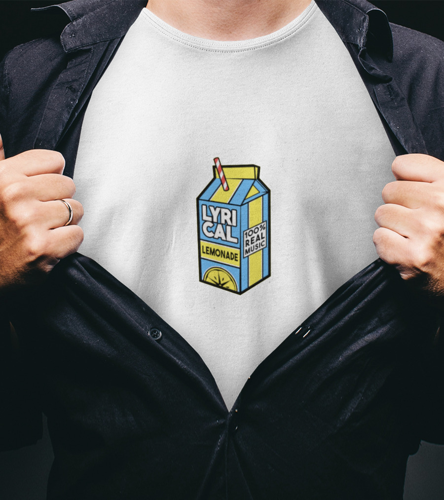 Lyrical Lemonade 100% Real Music Carton T-Shirt