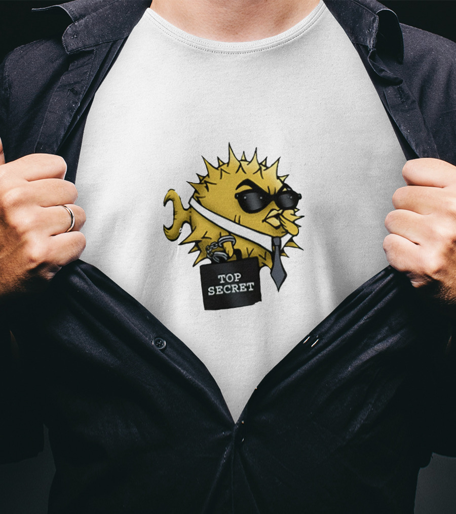 SSH Merch Top Secret Pufferfish Agent T-Shirt