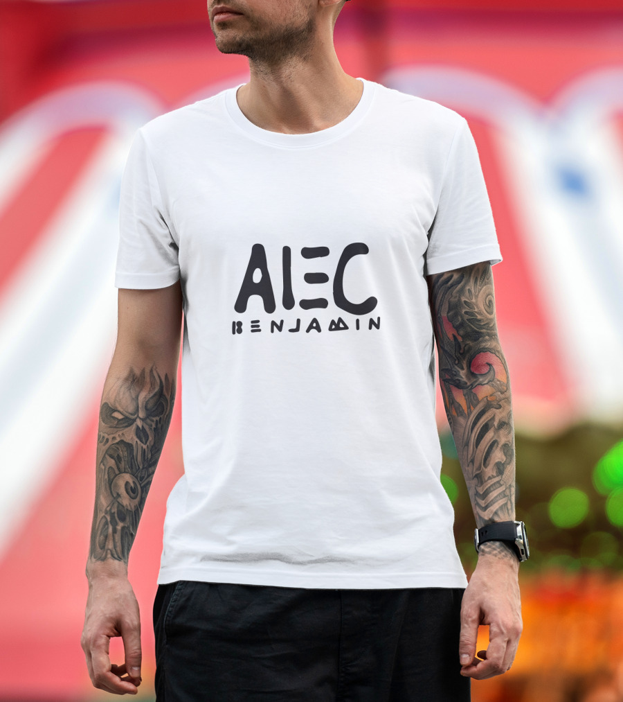 Alec Benjamin Stylized Text with Unique Fonts T-Shirt
