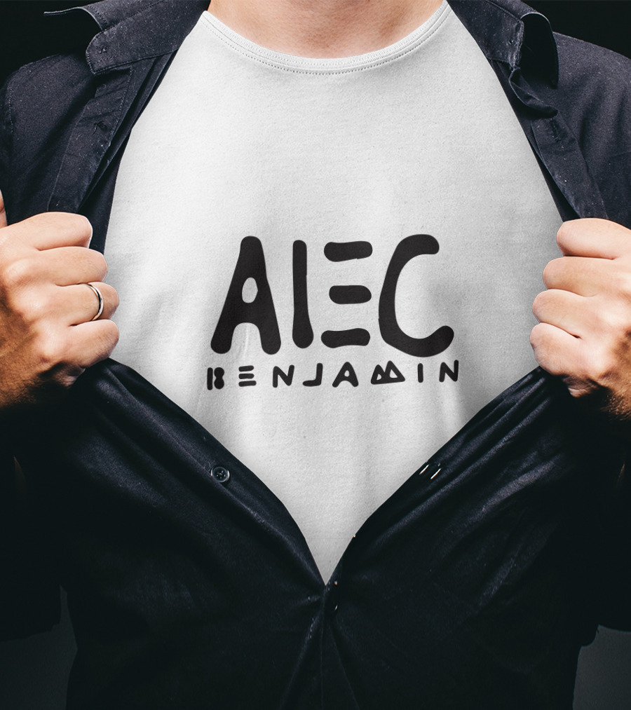 Alec Benjamin Stylized Text With Unique Fonts T-Shirt