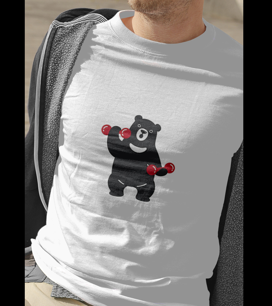 Blackbear Lifting Red Dumbbells T-Shirt