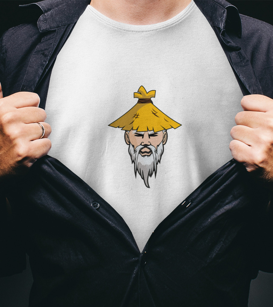 Sesh Head Monk With Straw Hat T-Shirt