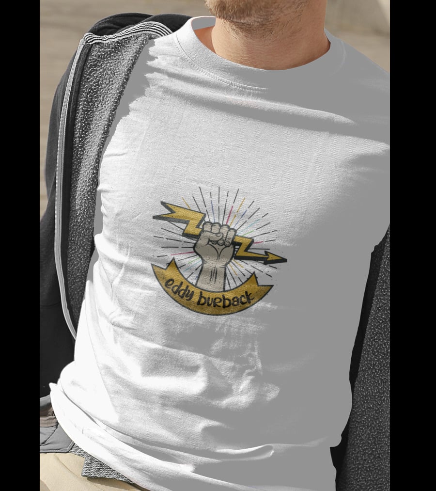 Eddy Burback Lightning Bolt Fist T-Shirt