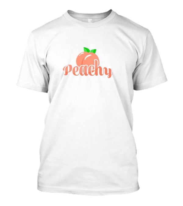 Peachy Squad Peach With Leaves T-Shirt
