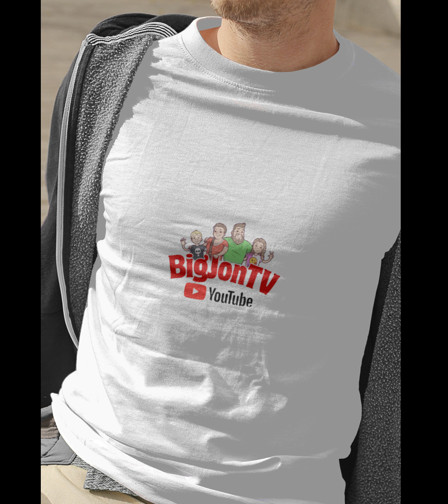 BigJonTV YouTube Family Cartoon T-Shirt