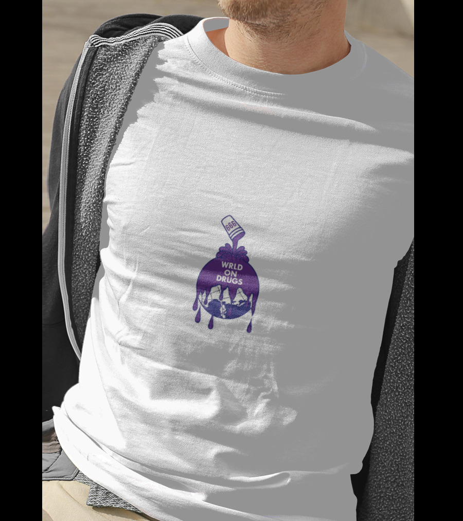 Juice WRLD On Drugs 999 Purple Iconography T-Shirt