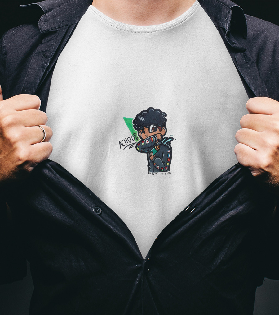 Steezy Kane Cartoon Sneezing Pose Achoo Comic Style 5-6-19 T-Shirt