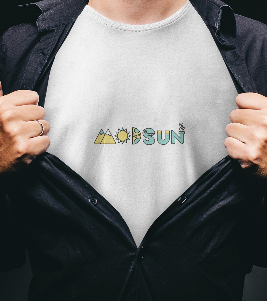MOD SUN Peace Symbol Mountains Sun T-Shirt