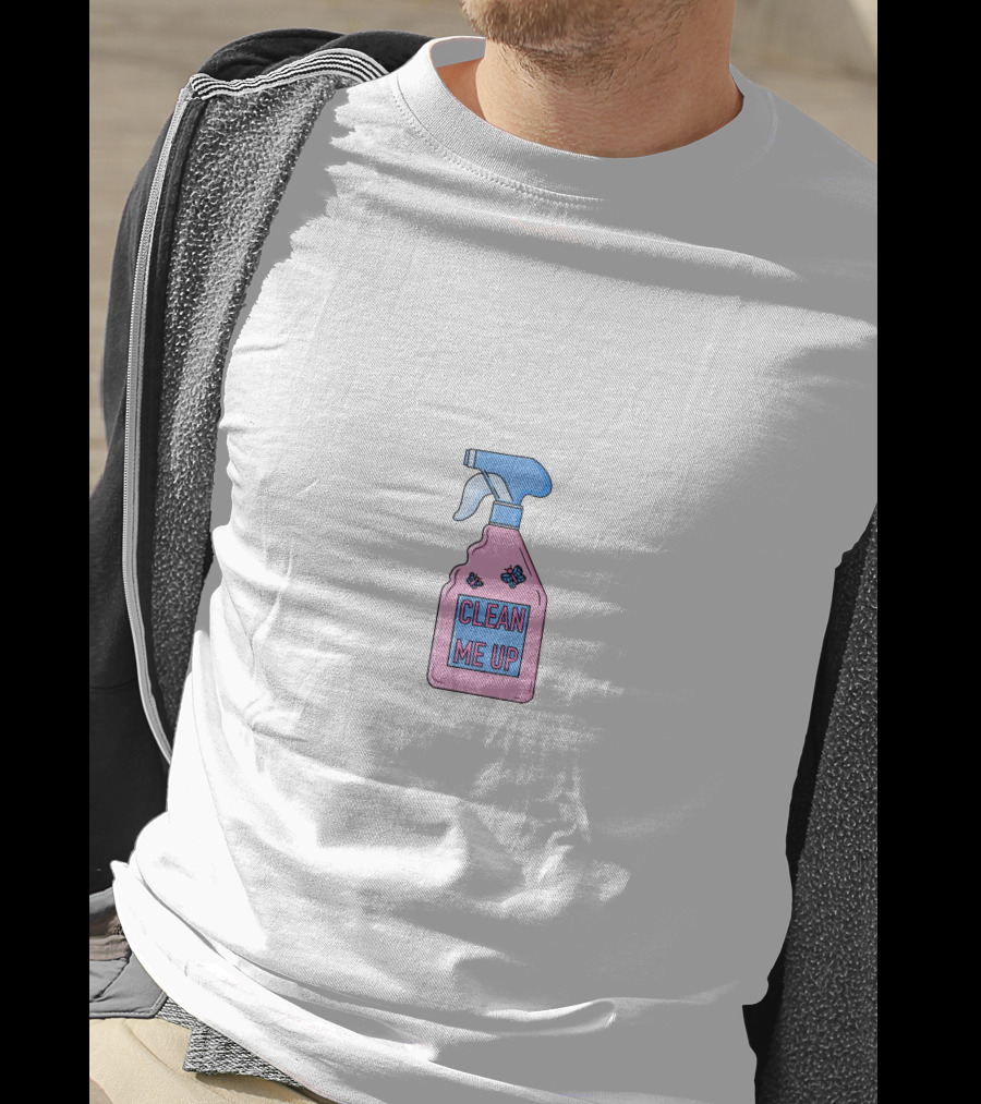 Thomas Headon Clean Me Up Spray Bottle T-Shirt