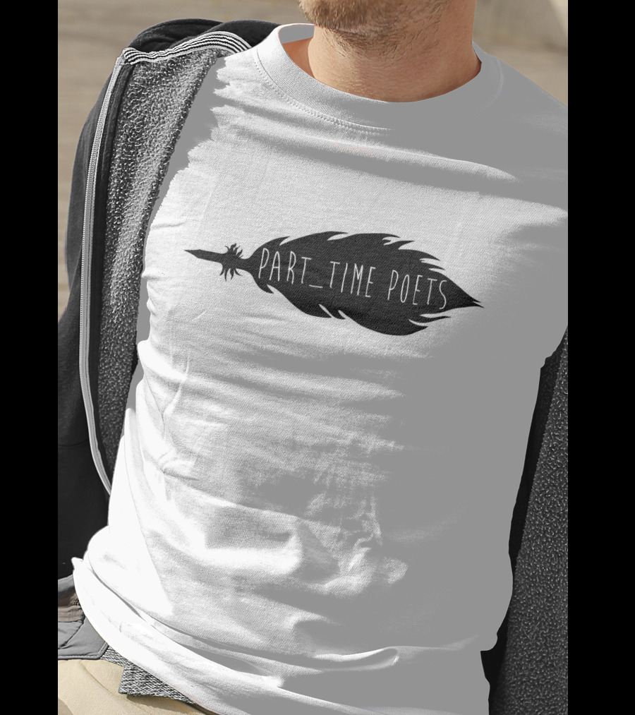 Part Time Poets Feather Quill T-Shirt