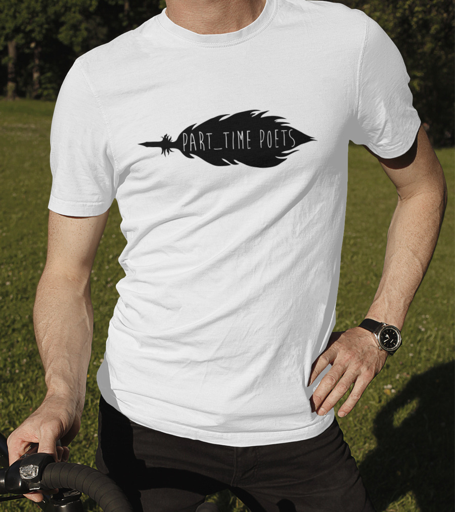 Part Time Poets Feather Quill T-Shirt
