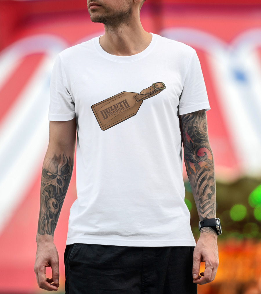 Duluth Trading Co Leather Tag T-Shirt