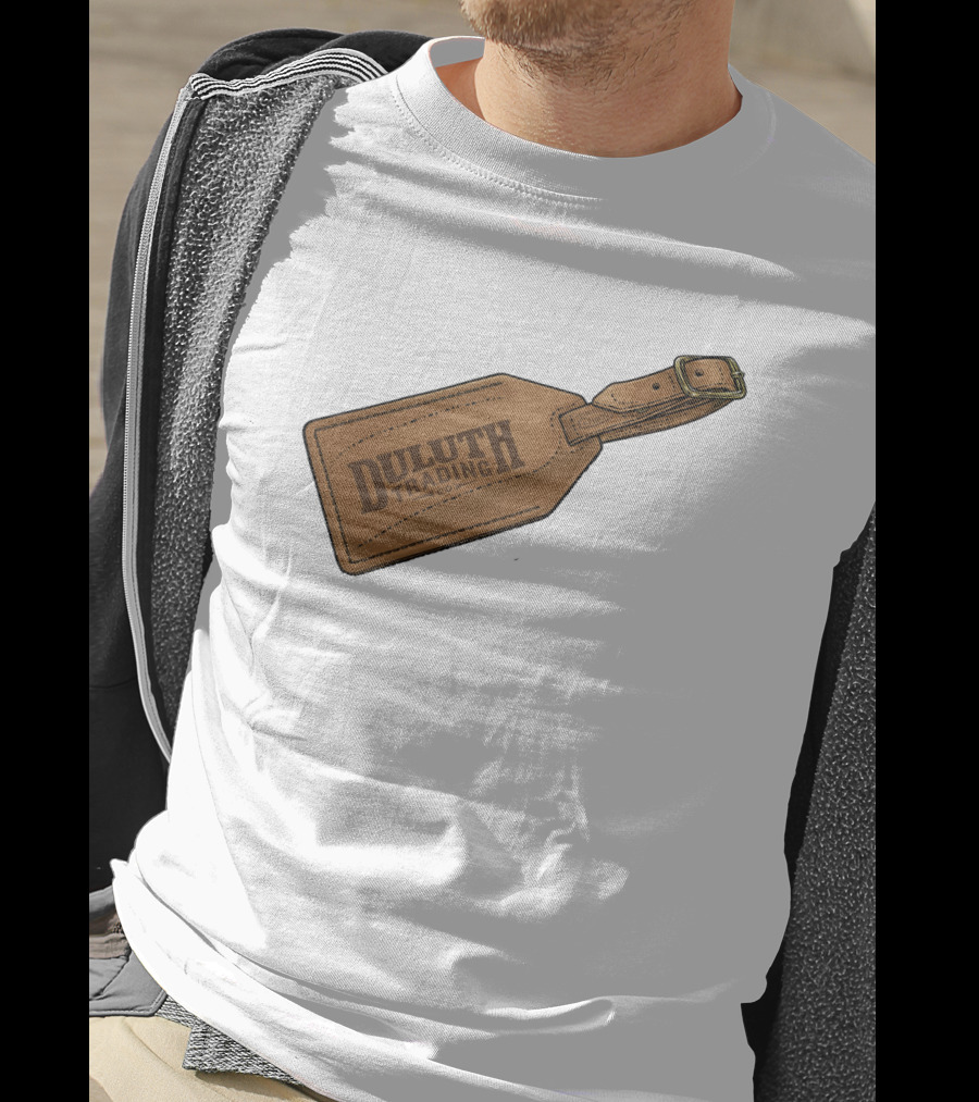 Duluth Trading Co Leather Tag T-Shirt