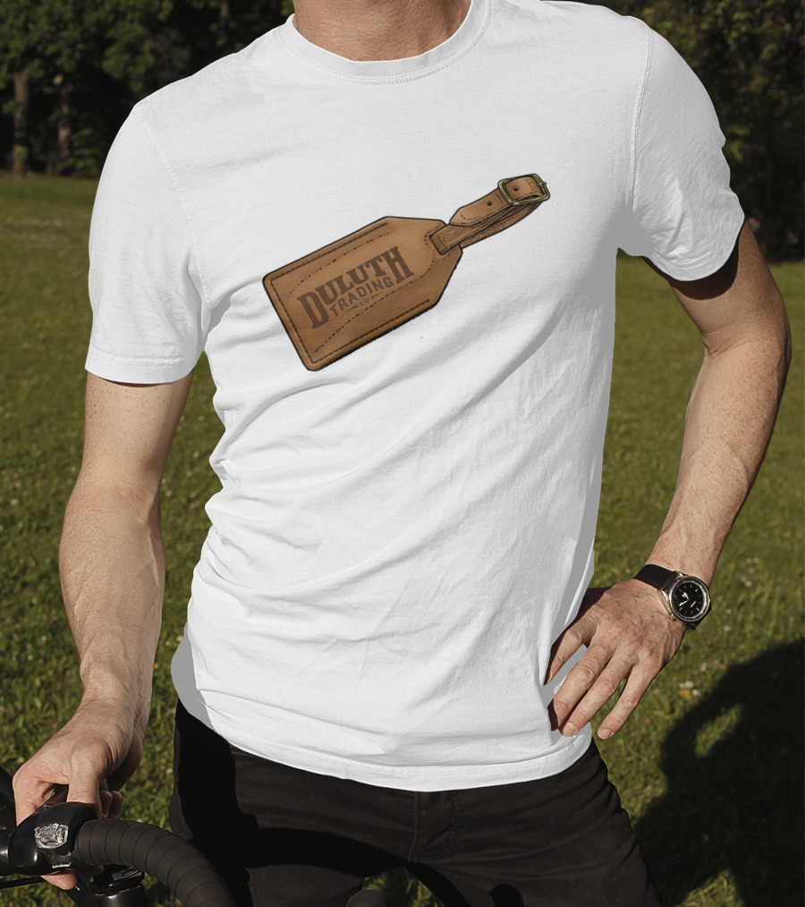 Duluth Trading Co Leather Tag T-Shirt