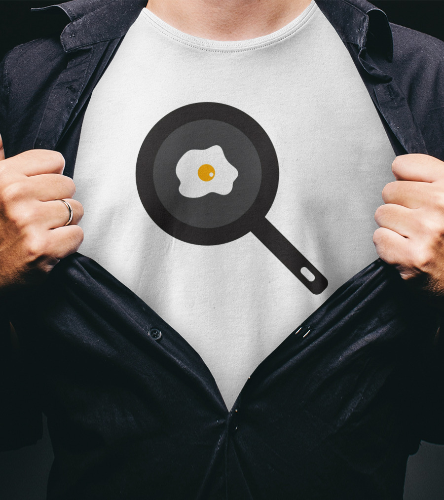 Pan With Fried Egg Cooking T-Shirt