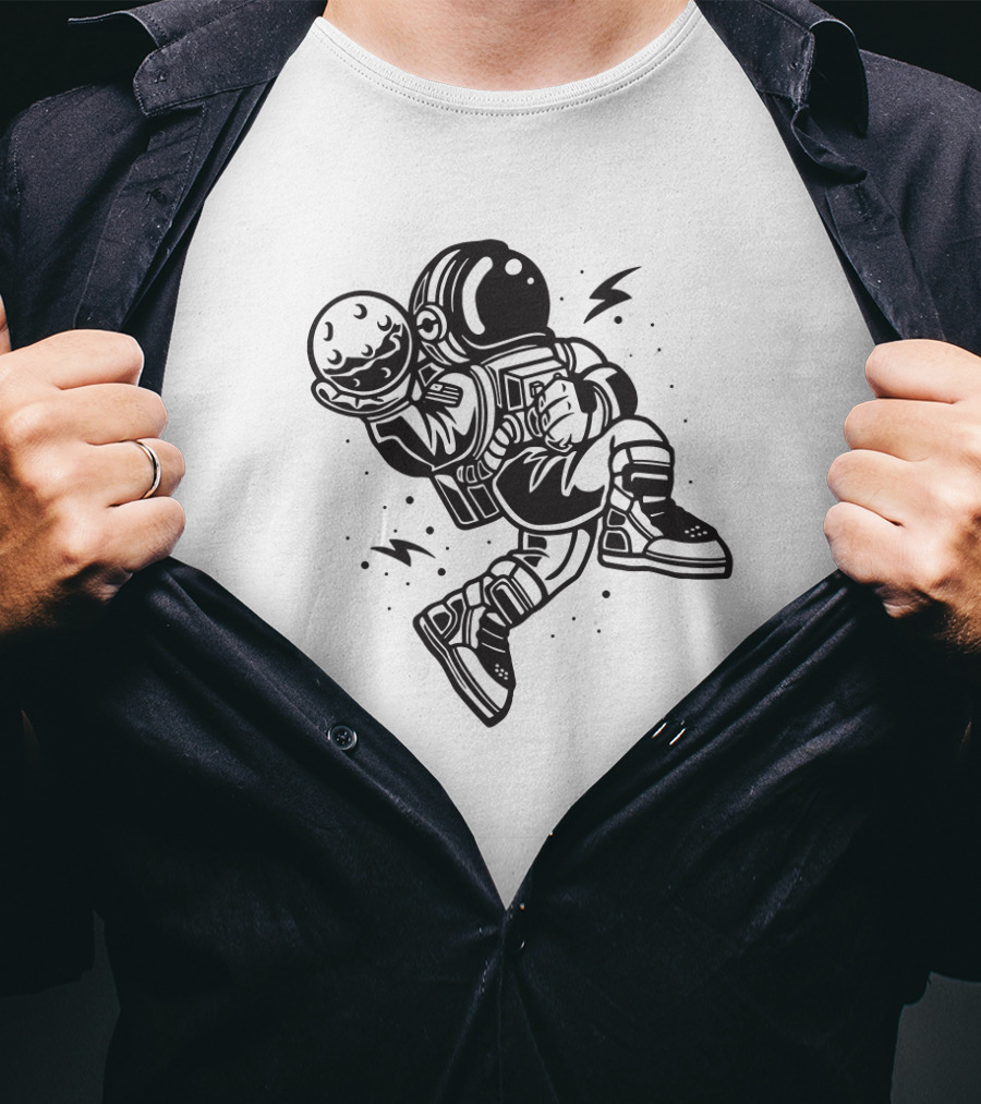 Billionaire Boys Club Astronaut Basketball Dunk T-Shirt