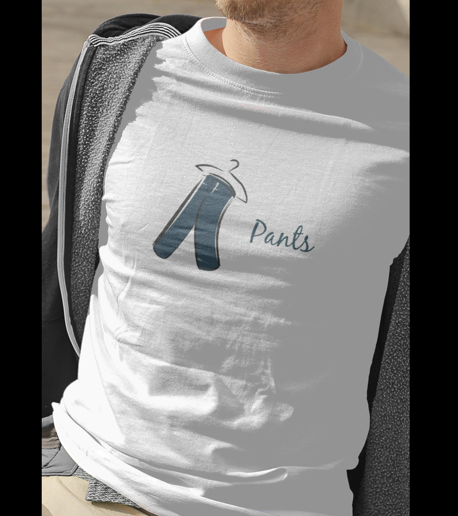 Pant Hanging On Hanger T-Shirt