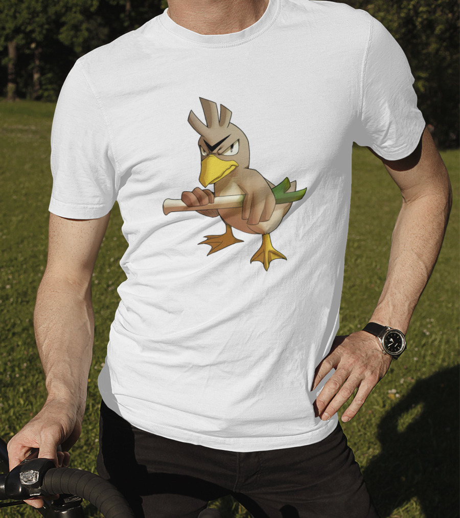 Farfetch'd Pokémon Holding Leek T-Shirt