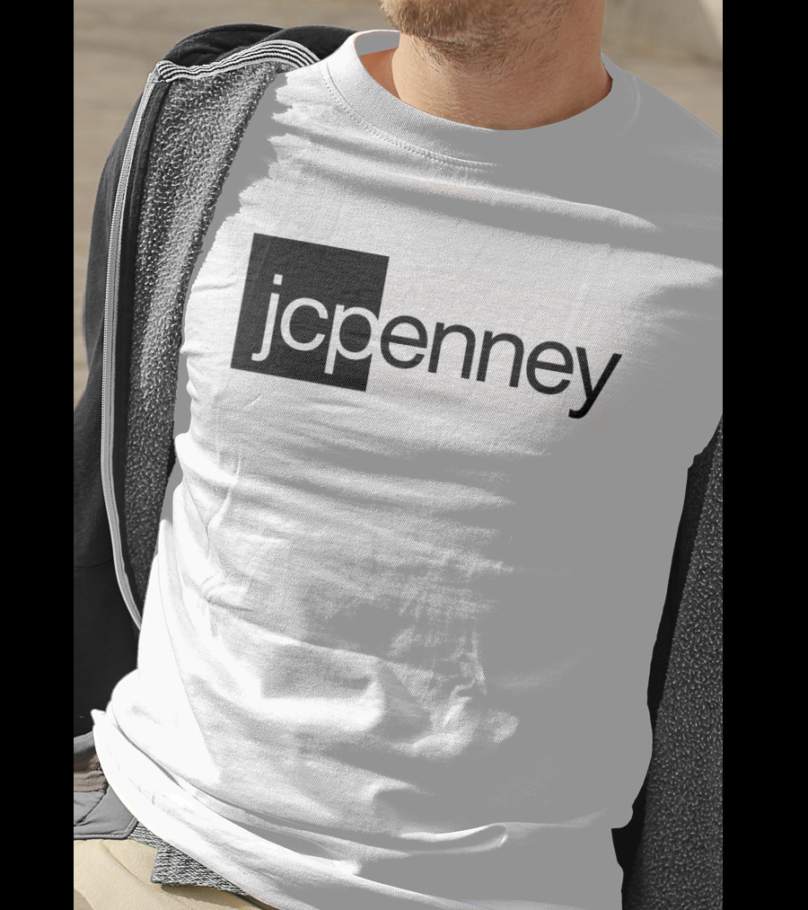 JCPenney Black And White Modern T-Shirt