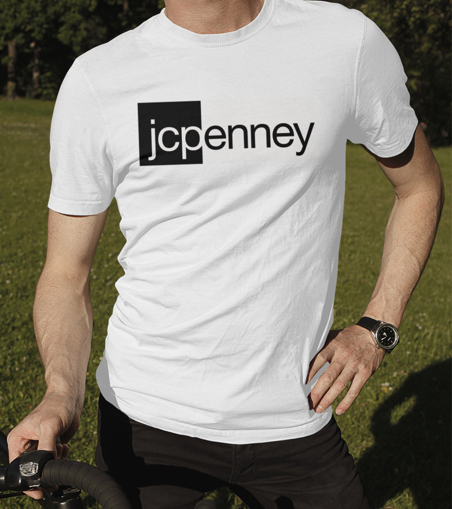 JCPenney Black And White Modern T-Shirt