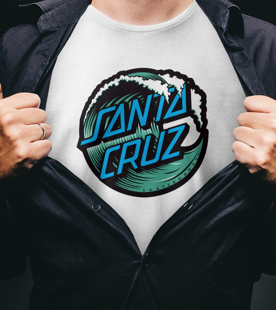 Santa Cruz Skateboards Wave T-Shirt
