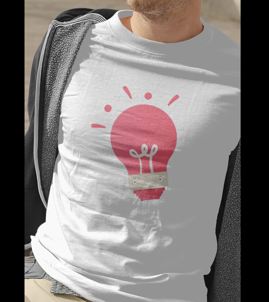 Create Light Bulb Icon Creativity Concept T-Shirt