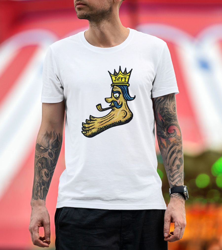 Jiffy J. Jacksonville Crowned Foot with Pipe T-Shirt