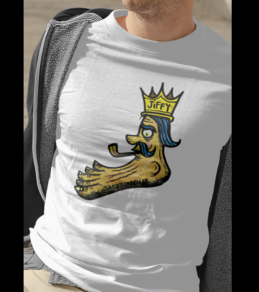 Jiffy J. Jacksonville Crowned Foot With Pipe T-Shirt