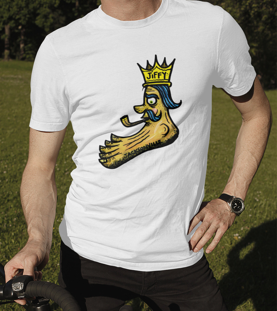 Jiffy J. Jacksonville Crowned Foot With Pipe T-Shirt