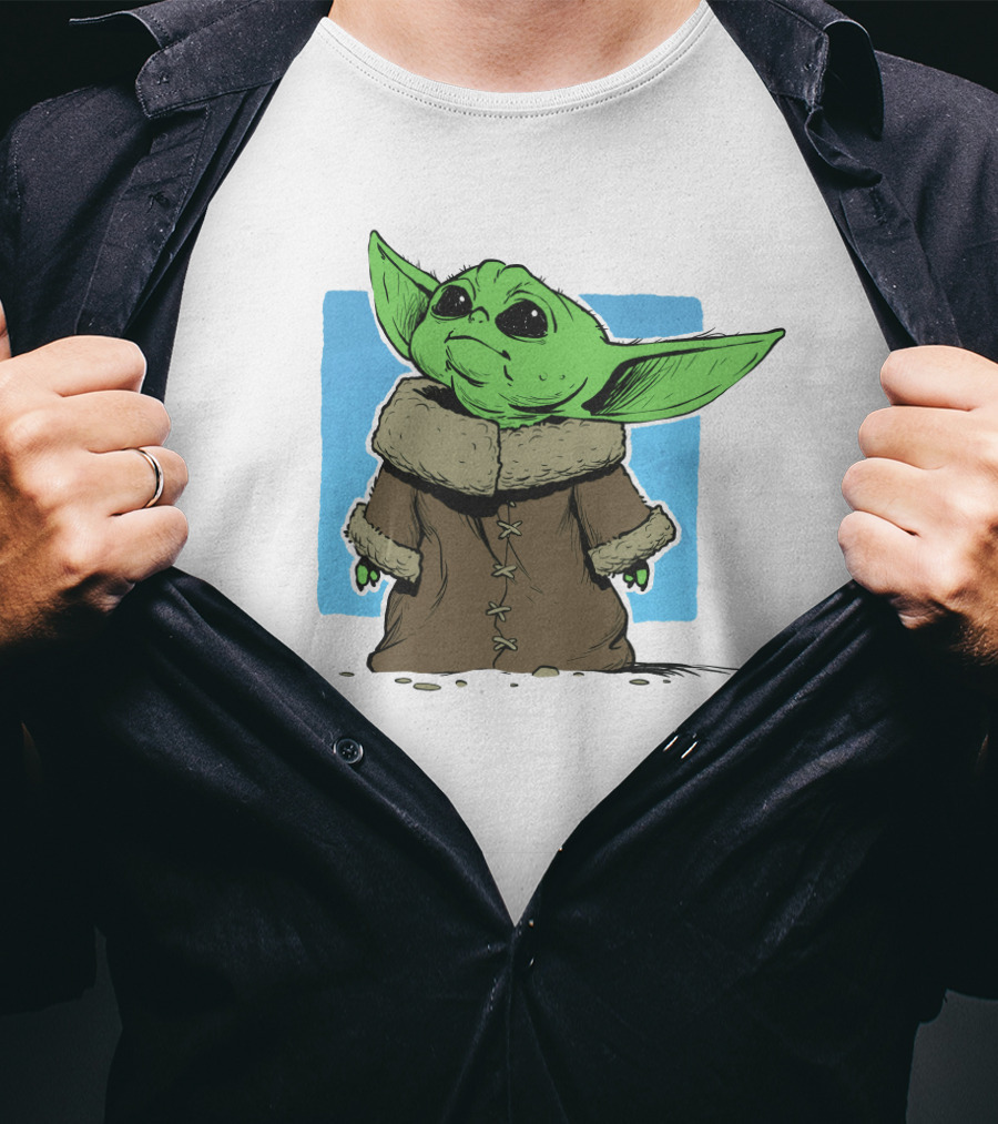 Grogu Cute Creature From Star Wars The Mandalorian T-Shirt