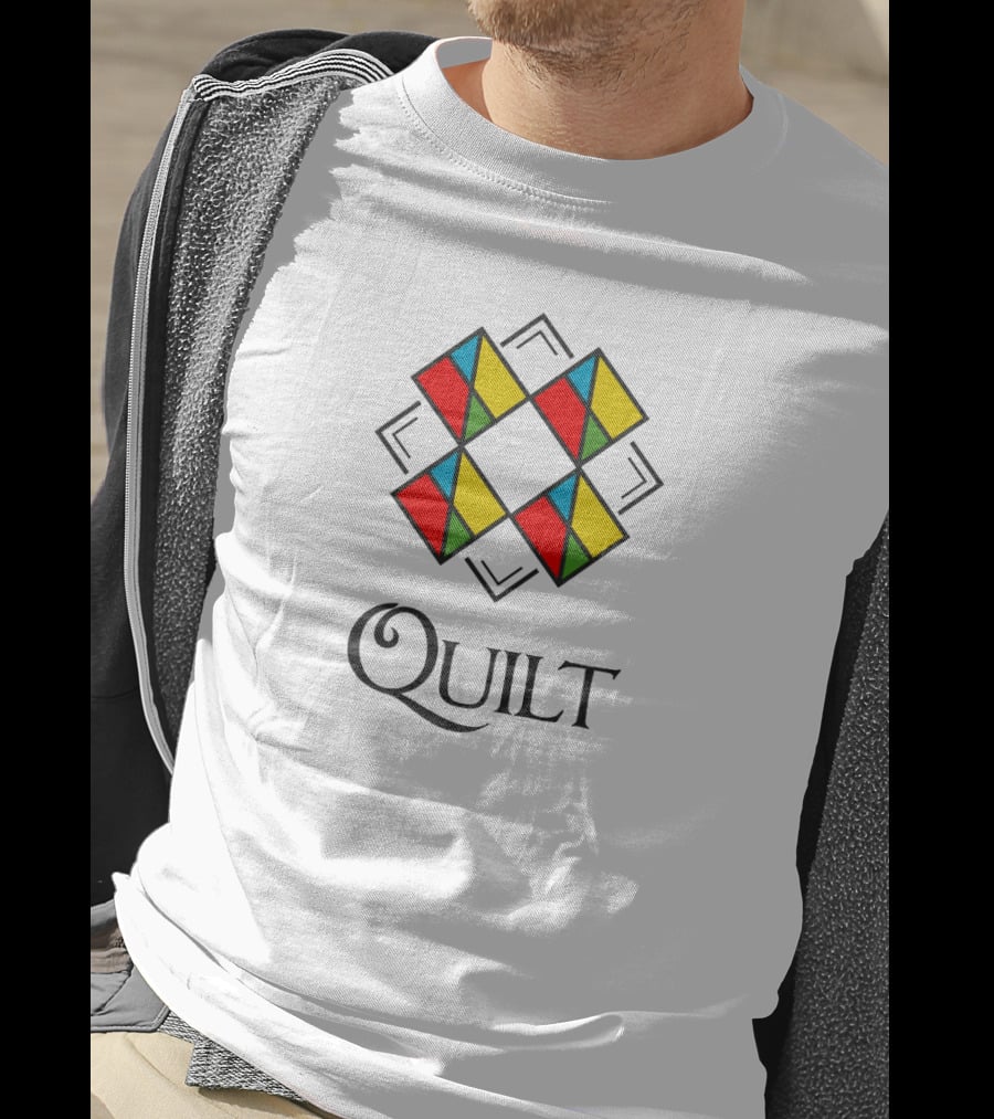 Quilt Colorful Geometric T-Shirt