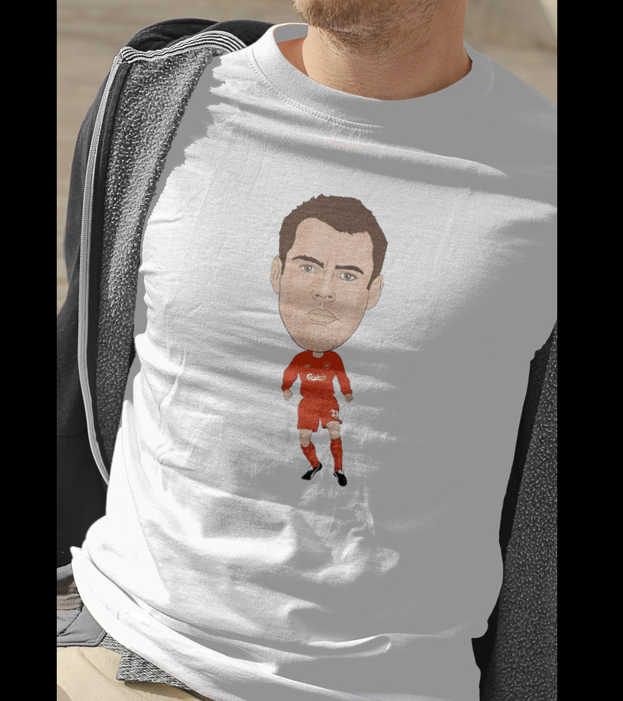 Jamie Carragher Liverpool Football Icon Caricature T-Shirt
