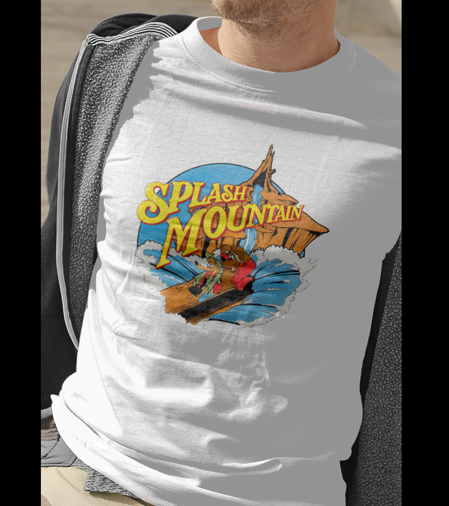 Splash Mountain Ride Log Flume Adventure Disney Characters T-Shirt