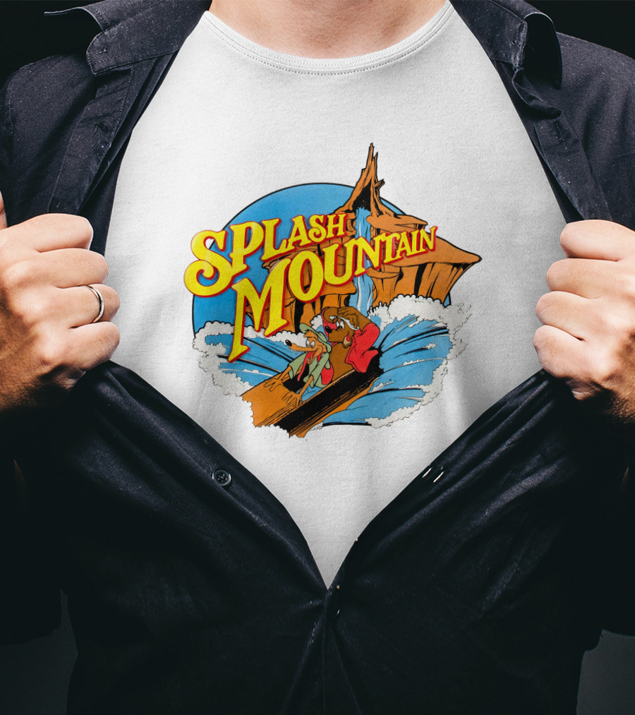 Splash Mountain Ride Log Flume Adventure Disney Characters T-Shirt