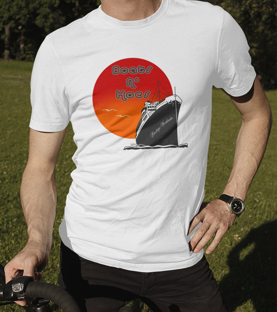 Boats N' Hoes Prestige Worldwide Step Brothers Sun Cruise T-Shirt