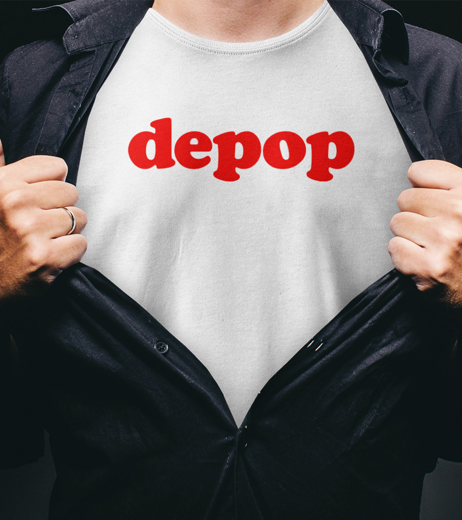Depop Bold Red T-Shirt