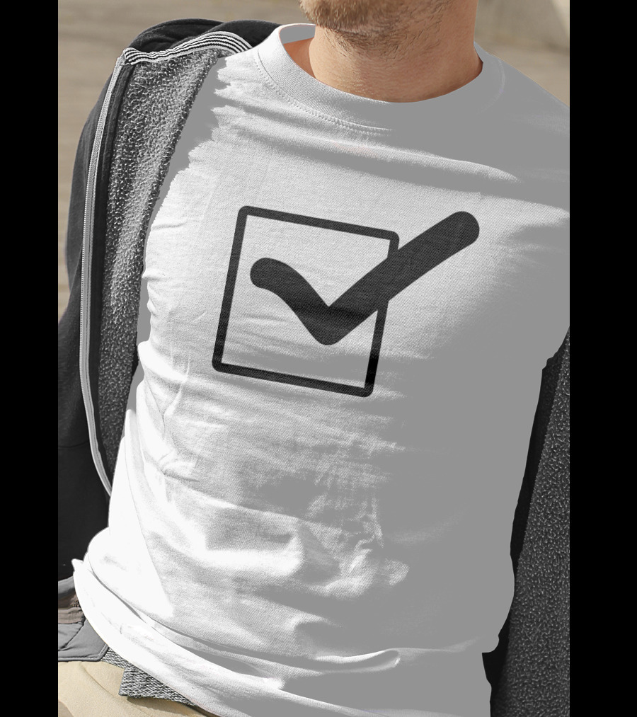 Check Mark Icon In Square Box T-Shirt