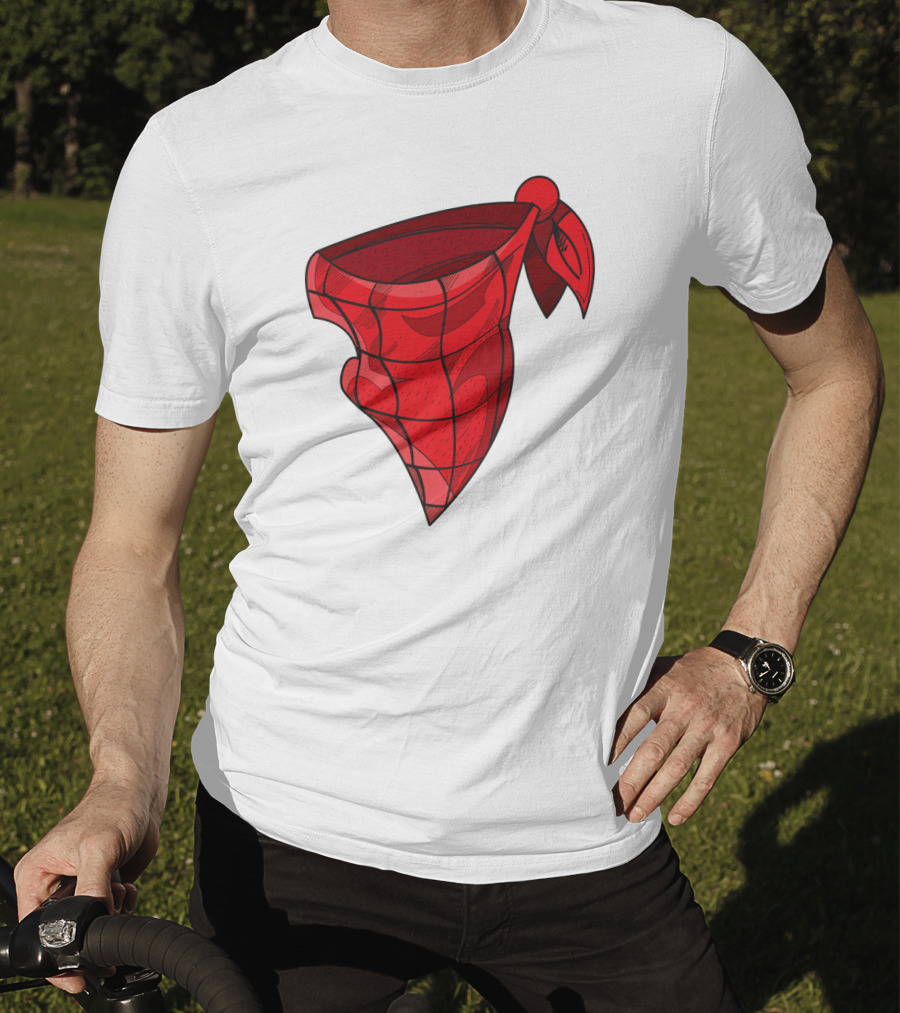 Bandana Paisley Red Scarf T-Shirt