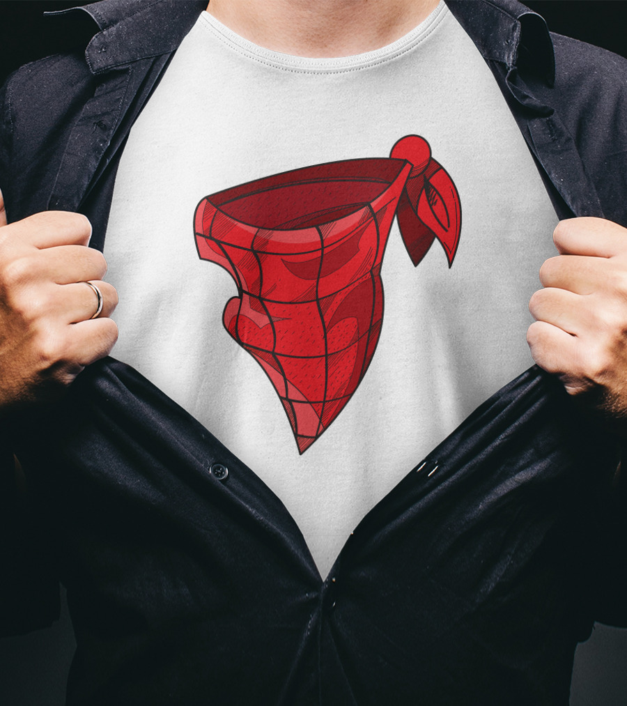 Bandana Paisley Red Scarf T-Shirt