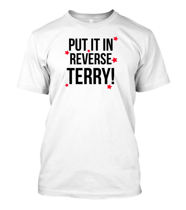 Put It In Reverse Terry Red Stars T-Shirt