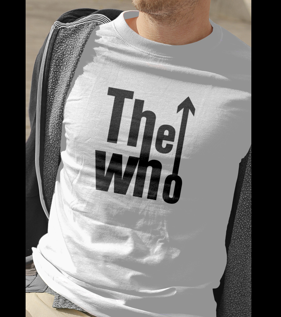 The Who Classic Band Logo With Iconic Up Arrow T-Shirt