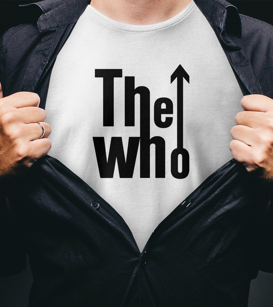 The Who Classic Band Logo With Iconic Up Arrow T-Shirt